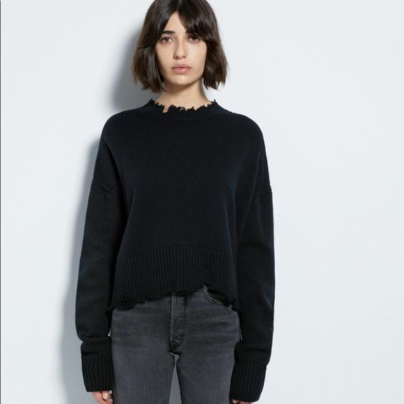 Helmut Lang Grunge Crew Sweater Size 